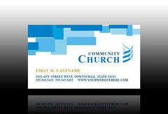 community-religious-organization-business card-template